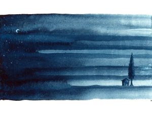 Welcome the night 11x14