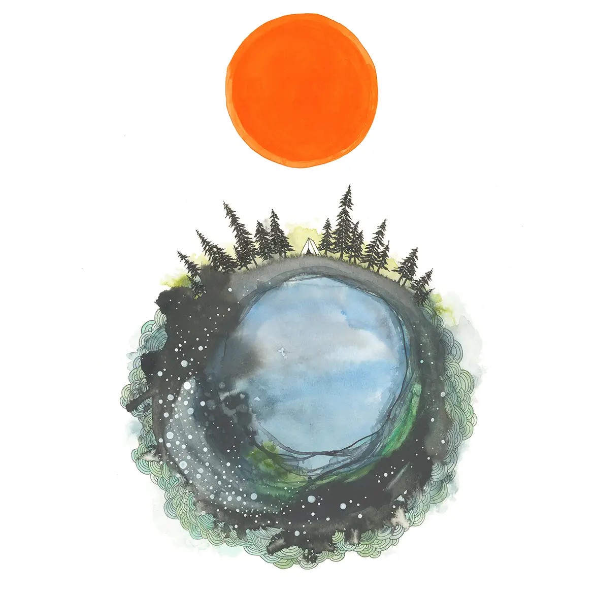 on the sunny side - Art Print