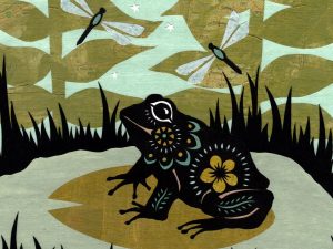 A Good Catch - 8 x 10 inch Cut Paper Art Print